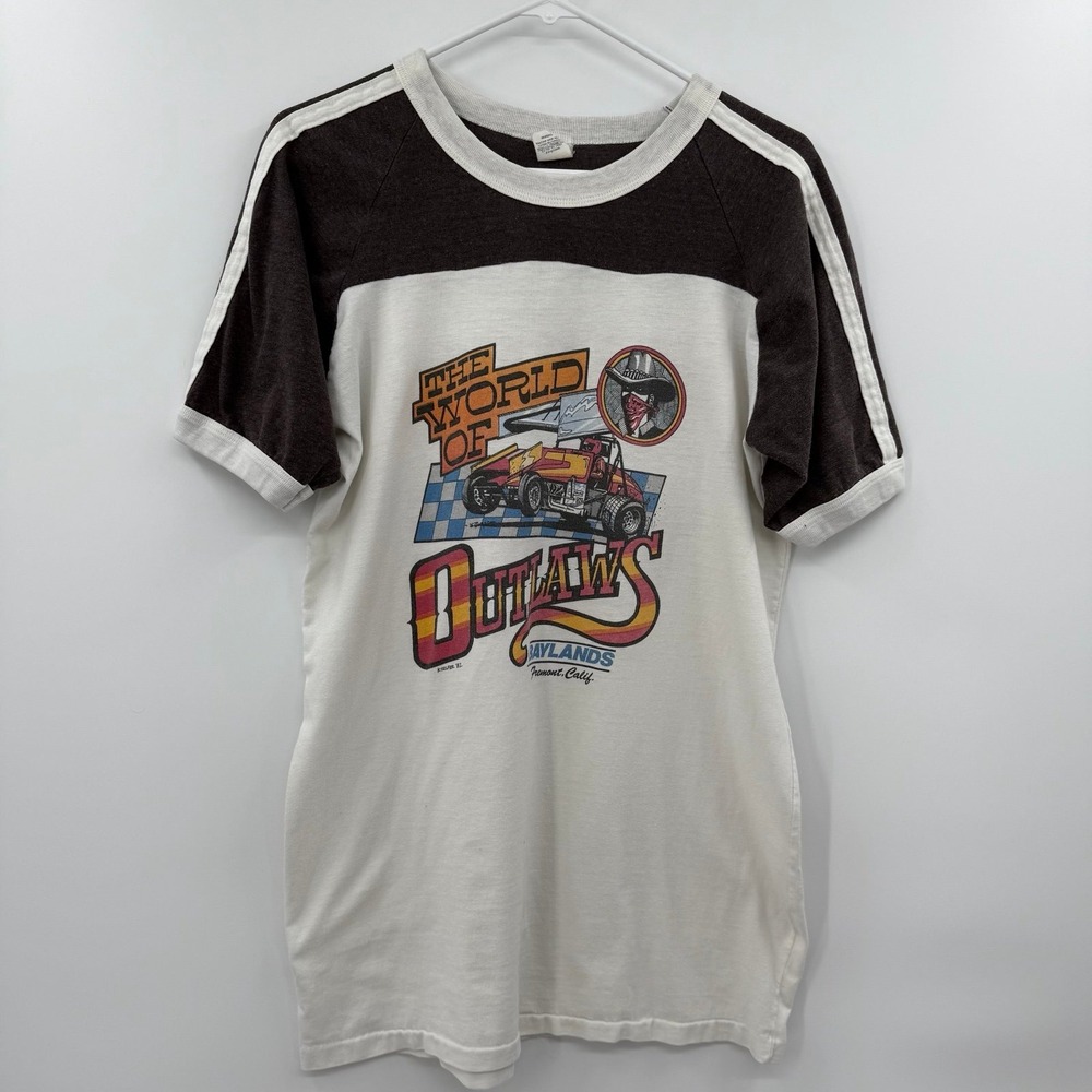 Vintage pro tees the world of outlaws baylands Fremont California baseball T XL - Picture 1 of 11